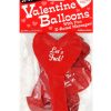 X-Rated Valentine Heart Balloons - 8 Per Pack