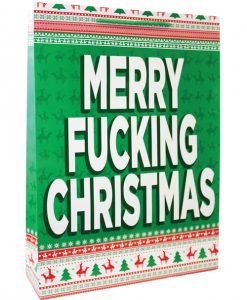 Merry Fucking Christmas Gift Bag - Large