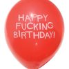 11" Happy Fucking Birthday Balloons - Bag of 8