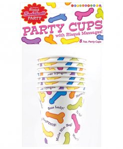 Bachelorette Risque Party Cups - Bag of 8