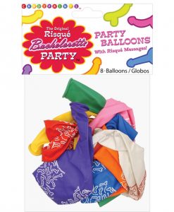 Bachelorette Risque Party Balloons - Bag of 8