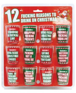 12 Fucking Reasons to Drink on Christmas - Pack of 12