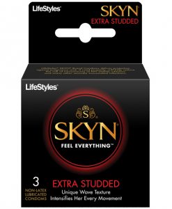 Lifestyles SKYN Extra Studded - Pack of 3