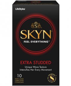 Lifestyles SKYN's Extra Studded Condom - Box of 10