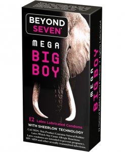 Beyond Seven Mega Big Boy Condom - Pack of 12
