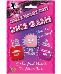 Bachelorette Girls Night Out Dice Game