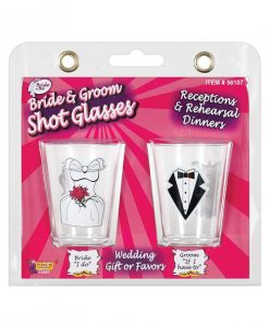 Bride & Groom Shot Glasses