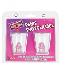 Bachelorette Penis Shot Glasses - Pack of 2