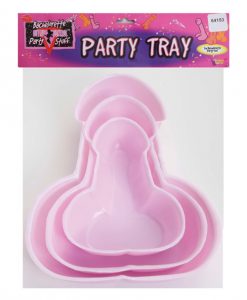 Bachelorette Penis Party Trays - Pack of 3