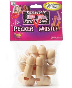 Bachelorette Pecker Whistles - Pack of 6