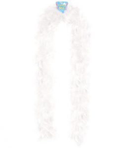 Lightweight Feather Boa - White
