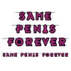 Same Penis Forever Streamer