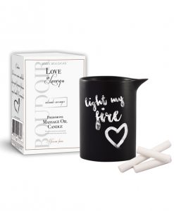 Love in Luxury Intimate Messages Massage Candle w/Pheromones - 5.2 o Moroccan Fusion