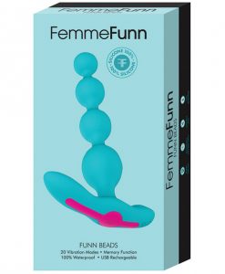 Femme Funn Beads Vibrating Anal Beads - Turquoise
