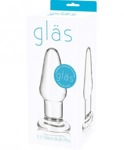 Glas 3.5" Butt Plug - Clear