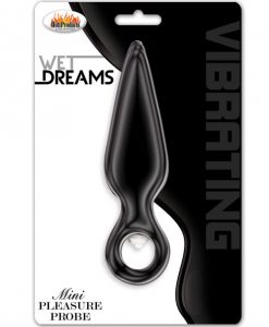 Wet Dreams Vibrating Mini Pleasure Probe - Black