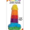Rainbow Sweet & Sour Jumbo Gummy Cock Pop