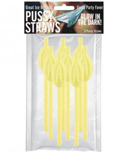Pussy Straws - Glow-in-the-Dark Pack of 8