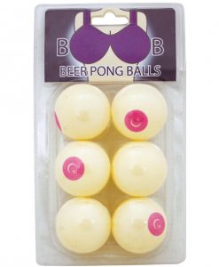 Boob Beer Pong Balls - Pack of 6