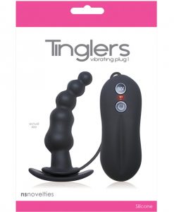 Tinglers Vibrating Butt Plug #1 - Black