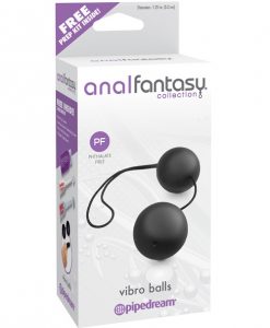 Anal Fantasy Collection Vibro Balls - Black