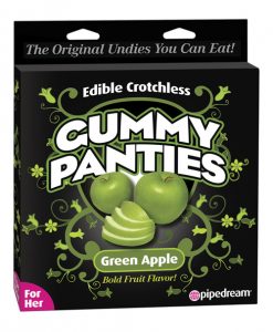 Edible Crotchless Gummy Panty - Apple