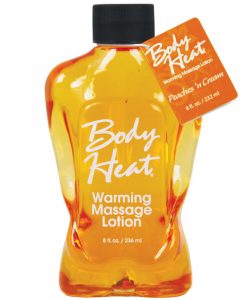 Body Heat Lotion - 8 oz Peach & Cream