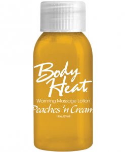 Body Heat Lotion  - 1 oz Peaches N' Cream