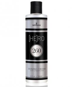 Sensuva Hero 260 Pheromone Infused Shave Cream for Him - 8 oz