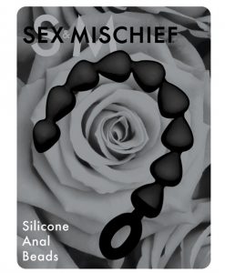 Sex & Mischief Silicone Anal Beads - Black