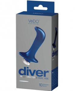 VeDO Diver Rechargeable Prostate Vibe - Midnight Madness