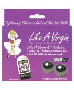 Like A Virgin Tightening Kit - Pleasure Gel & Ben Wa Balls