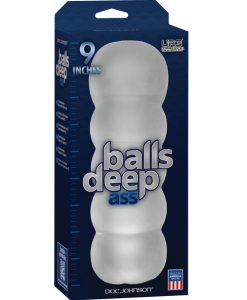 Balls Deep The Bad Ass 9" Stroker - Frost