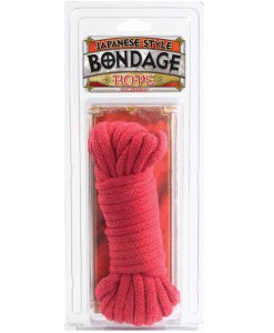 Japanese Style Bondage Cotton Rope - Red