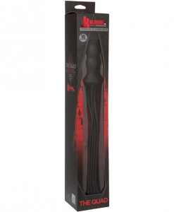 Kink The Quad Silicone Whip - Black