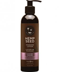 Earthly Body Hemp Seed Massage Lotion - 8 oz Lavender