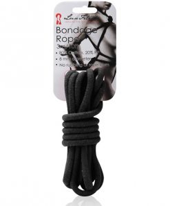 Lux Fetish Bondage Rope - 3 m Black