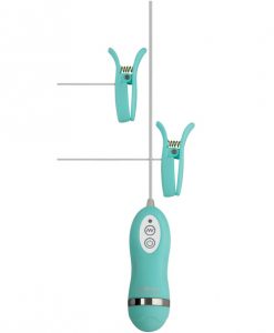 GigaLuv Vibro Clamps - 10 Functions Tiffany Blue