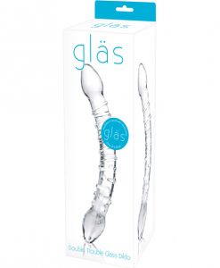 Glas Double Trouble Glass Dildo - Clear