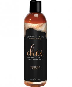 Intimate Earth Chai Massage Oil - 240 ml Vanilla & Chai