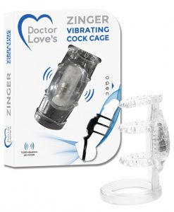 Doctor Love's Vibrating Cock Cage - Clear