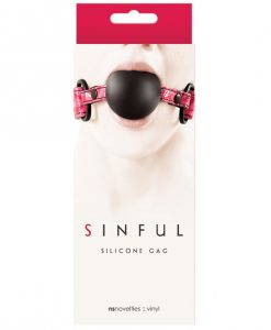 Sinful Soft Silicone Gag - Pink