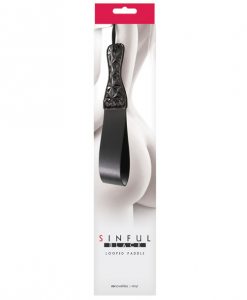 Sinful Looped Paddle- Black