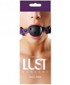Lust Bondage Ball Gag - Purple