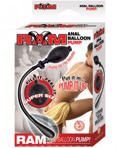 Ram Anal Balloon Inflatable Pump - Black