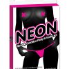 Neon Luv Touch Vibrating Crotchless Panties & Pastie - Pink