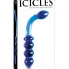 Icicles  No. 31 Hand Blown Glass - Blue G Spot