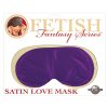 Fetish Fantasy Series Satin Love Mask - Purple