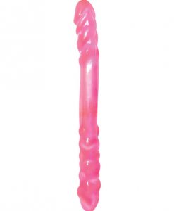 Basix Rubber Works 16" Double Dong - Pink