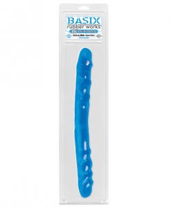 Basix Rubber Works 16" Double Dong - Blue